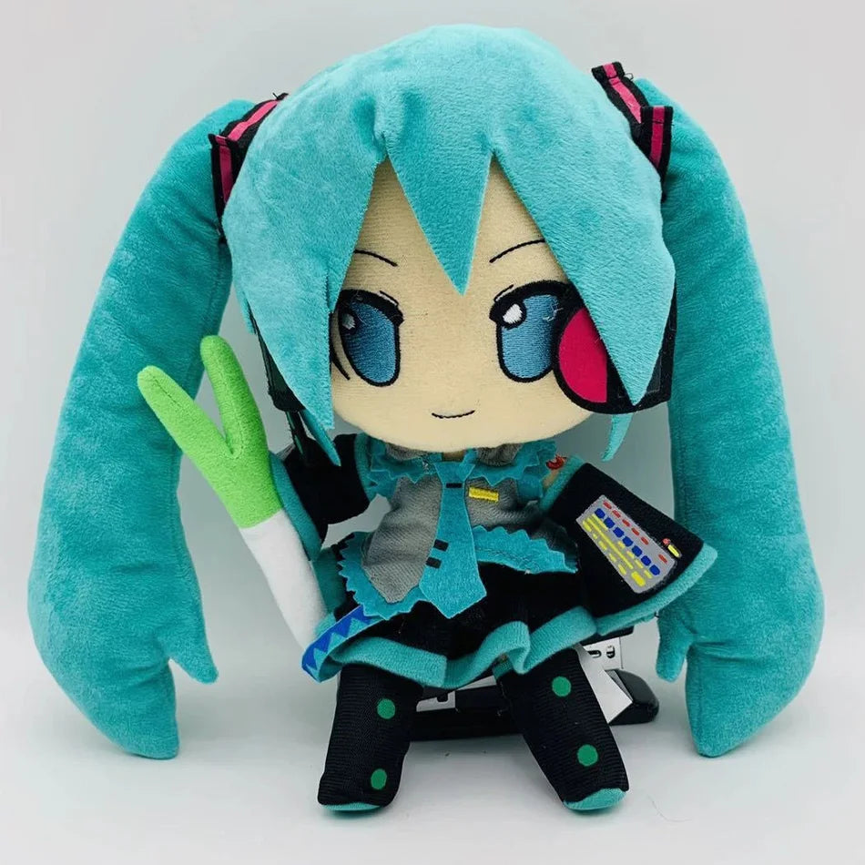 25cm Japanese Anime Plush Stuffed Toy Hatsune Miku Plush Doll Soft Pillow Future Doll Cute Christmas Gift For Children