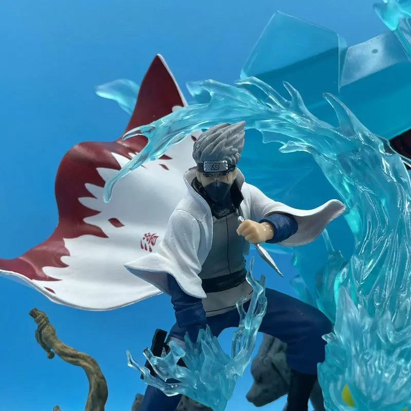 Naruto Anime Figure GK Hatake Kakashi 22cm Action Figure PVC Cartoon Characters Desktop Ornaments Friends Birthday Gifts Toys
