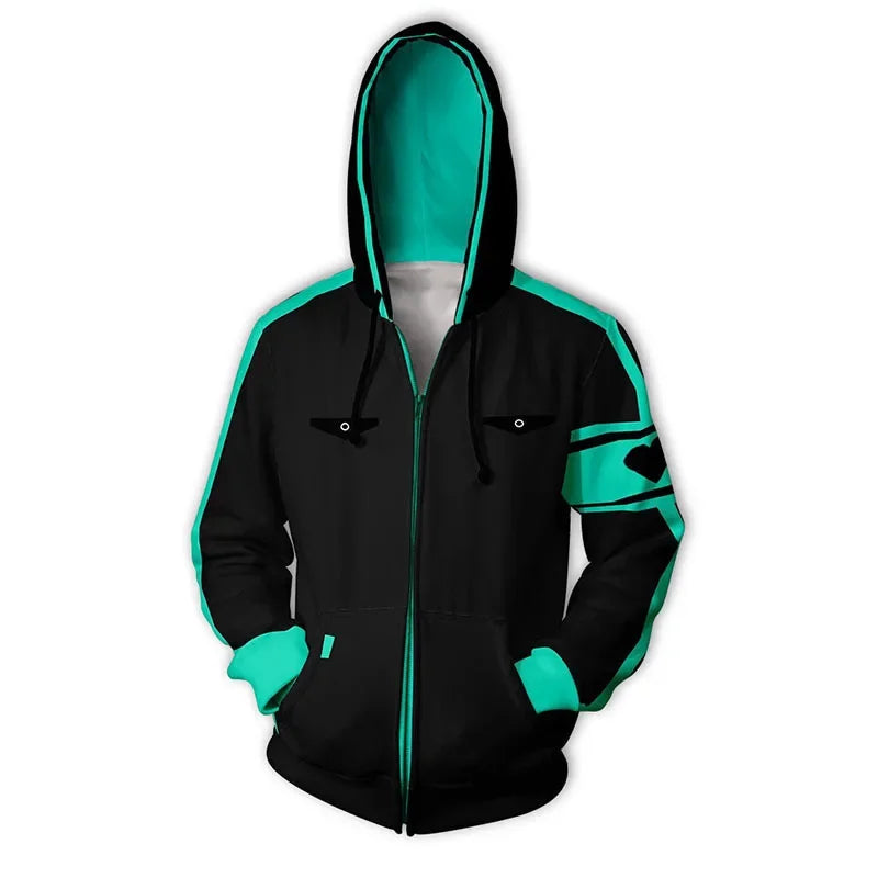 NEW Kawaii Hatsune Miku Anime Characters Winter Two-Dimensional Perimeter Hooded Sweatshirt Tidal Current Surprise Birthday Gift